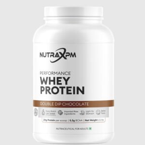NUTRAXPM Performance Whey Protein – High Quality Protein | 24g Protein | 5.3g BCAA | 2.2 lbs